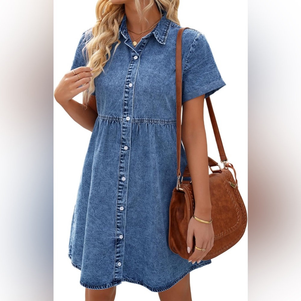 Blue Denim Dress